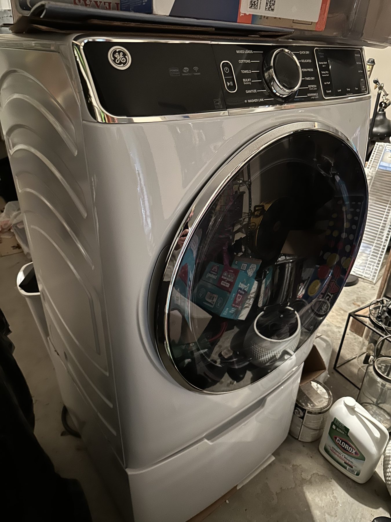 GE Profile 7.8 cu. ft. Capacity Smart Front Load Electric Dryer (As-Is Needs Drum)