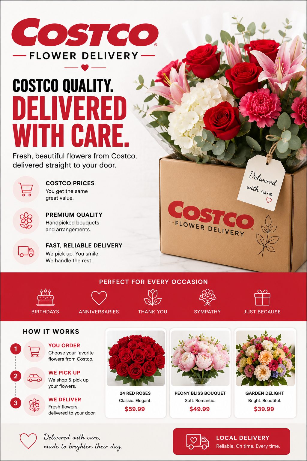 Costco Flower Deilvery