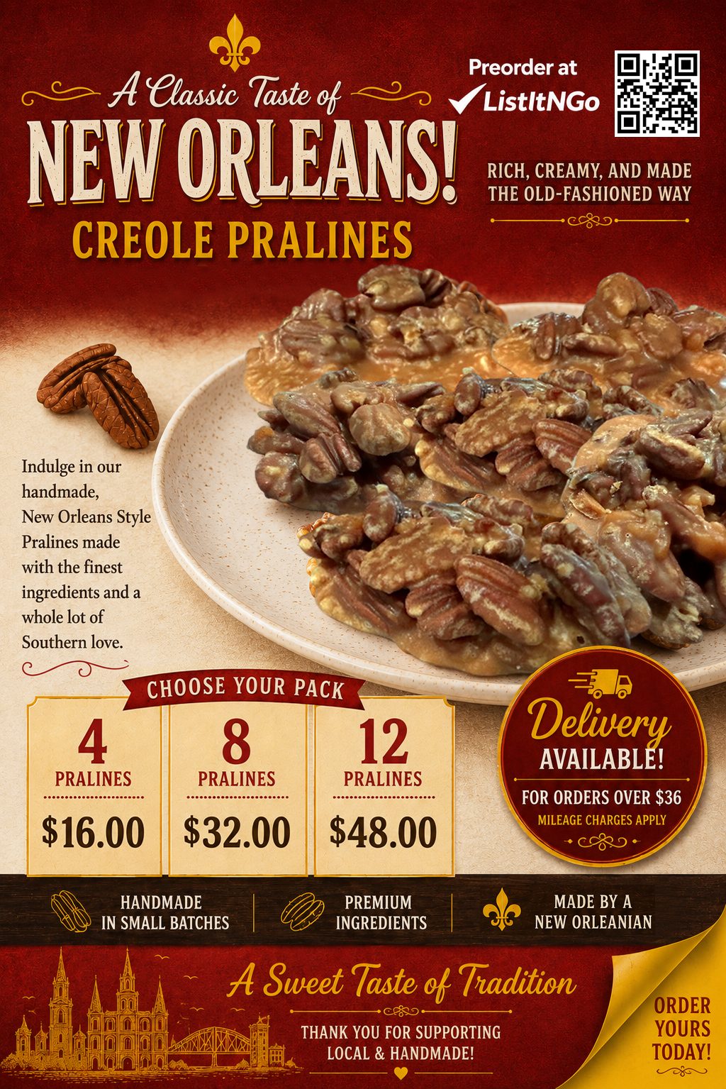 New Orleans Pralines